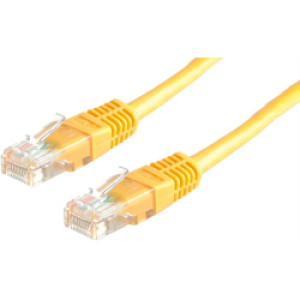 UTP mrežni kabel Cat.5e, 0.5m, žuti